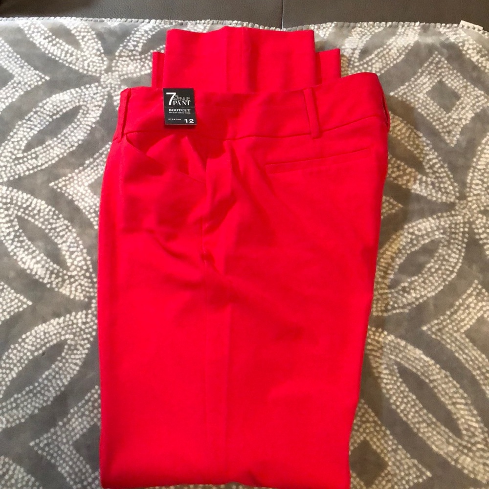 Red slacks